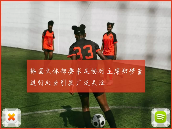 韩国文体部要求足协对主席郑梦奎进行处分引发广泛关注