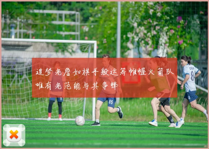 追梦老詹如棋手般运筹帷幄火箭队唯有老范能与其争锋